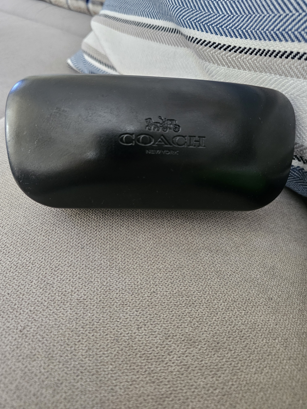 Coach Black Men's Hard Sunglasses Case